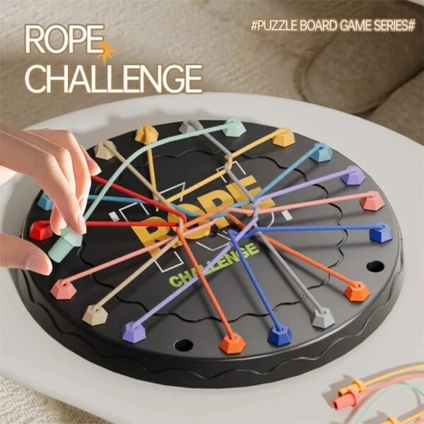 Kids Rope Knots Puzzle - Social Board Game - Image 5