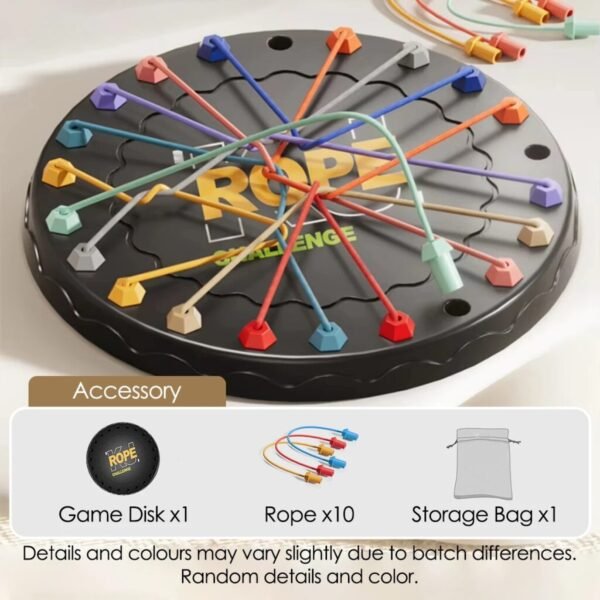Kids Rope Knots Puzzle - Social Board Game