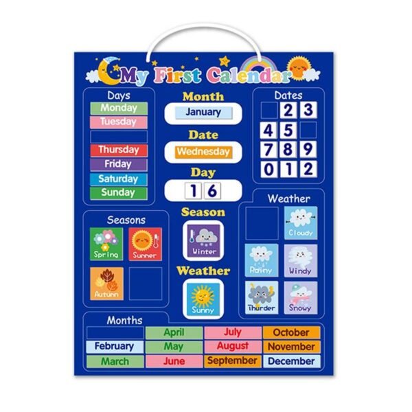 Calendar For Kids Simple Magic - Weather Station