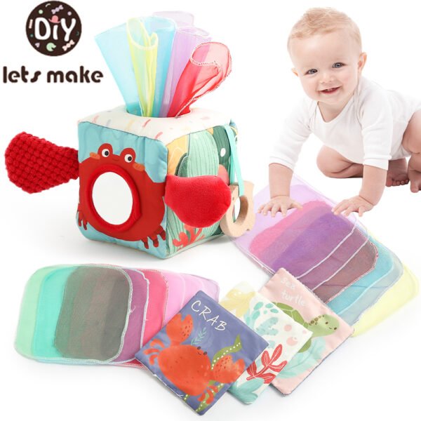 Baby Montessori Toy Magic Tissue Box - Image 3