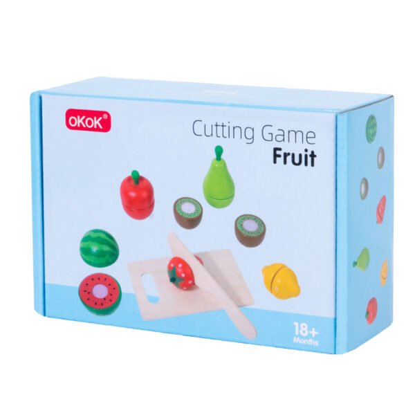 Wooden Cutting Fruits Kitchen Set - Image 6