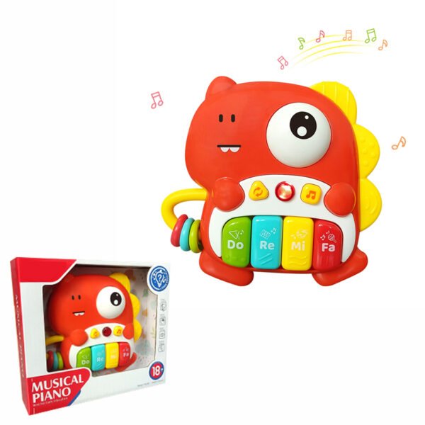 Musical Animal Piano Toy- Kids Cartoon Piano - Image 3