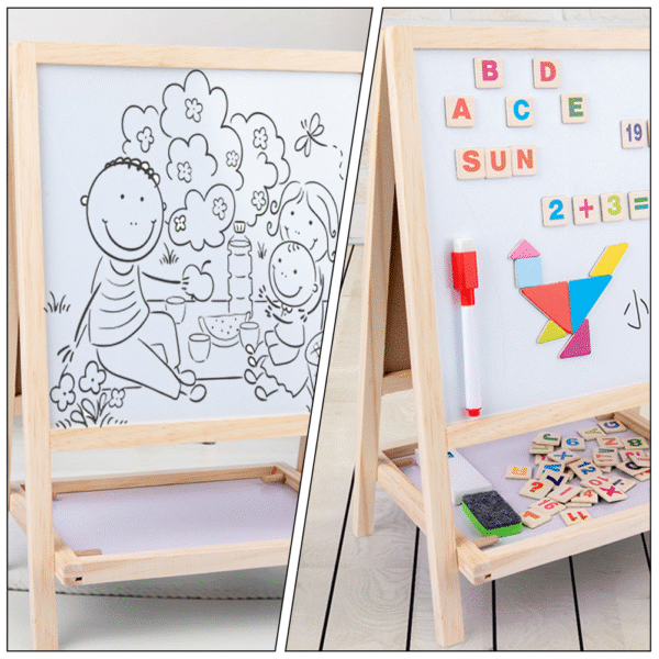 Magnetic Drawing Board- Double slide - Image 3