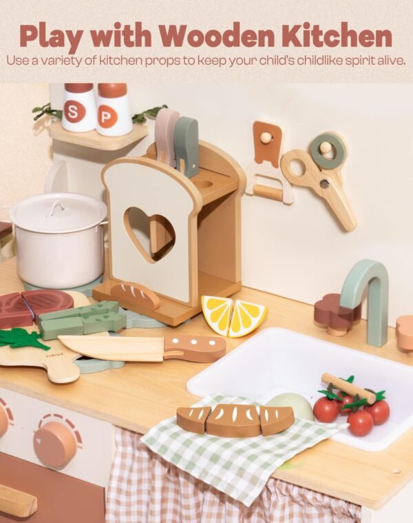 16Pcs ROBUD Kids Play Kitchen Knife Set - Image 2