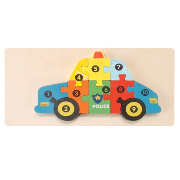 Shape Matching Kids Wooden Puzzles Assembled Blocks - Image 13