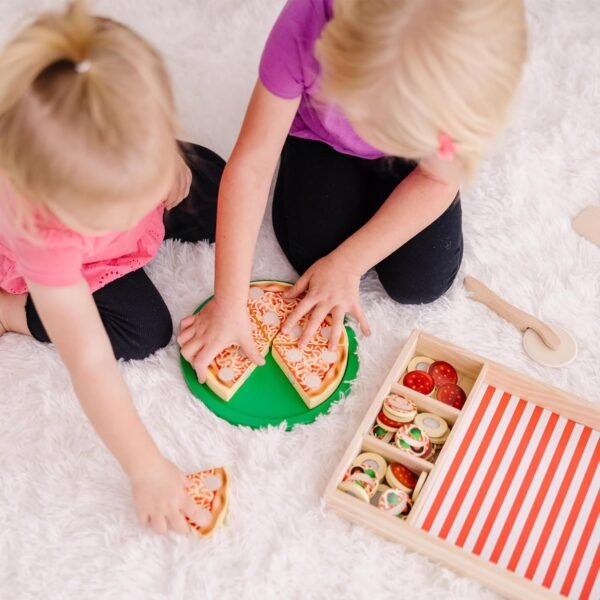 Wooden Pizza Party Play Set - Image 2