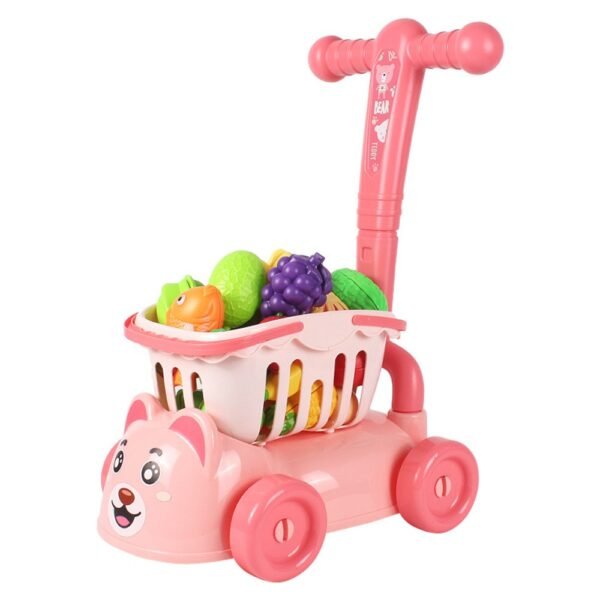 Kids Shopping Cart Trolley Play Set