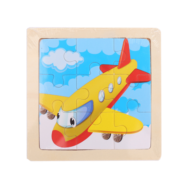 Wooden Jigsaw Puzzles - 8Pc Cartoon Wooden Animal - Image 4