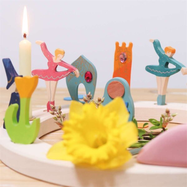Wooden Ring Figures Toy- Birthday Celebration Toy Collection - Image 3