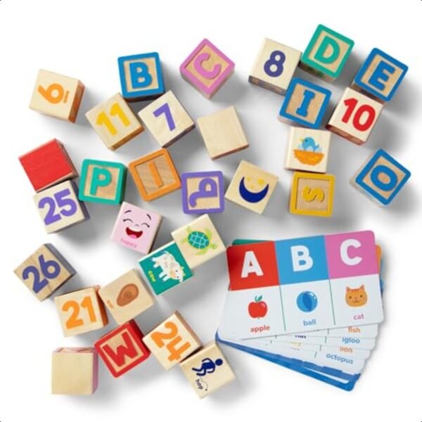 Ms Rachel Wooden Blocks - Letters, Numbers & Games