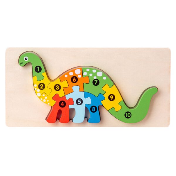 Shape Matching Kids Wooden Puzzles Assembled Blocks - Image 11