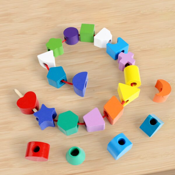 Wooden Shape Sorter Cube- Montessori Toys - Image 3
