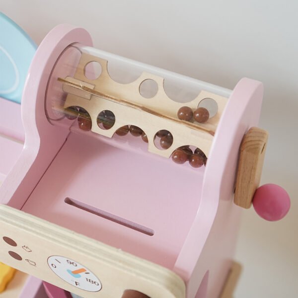 Wooden Ice Cream And CoffeE Counter Playset - Image 2