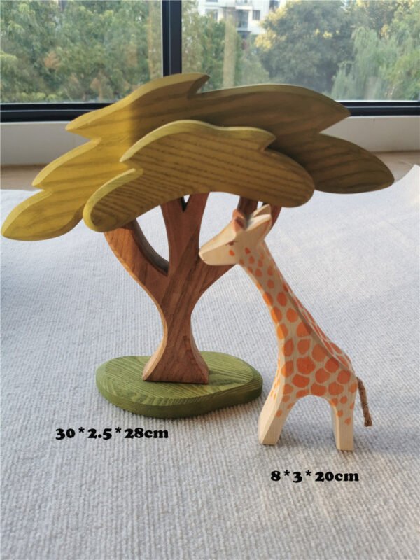 Wood Oys Animals Wooden Blocks- Basswood Stacking Animals Toys - Image 5
