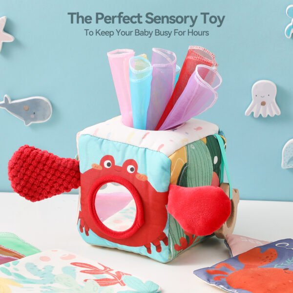 Baby Montessori Toy Magic Tissue Box - Image 8