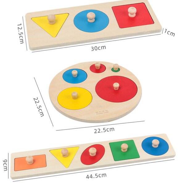 3D Wooden Montessori 3D Geo. Board - Image 6