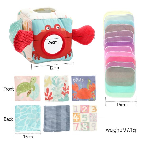 Baby Montessori Toy Magic Tissue Box - Image 9