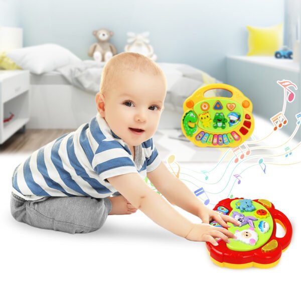 Musical Animal Piano Toy- Kids Cartoon Piano - Image 2