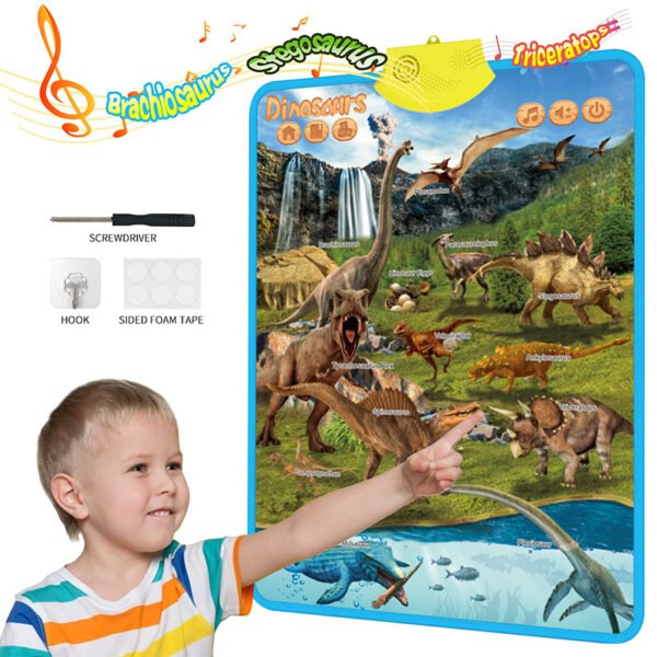 6Pcs Interactive Alphabet Wall Chart for Kids - Image 3