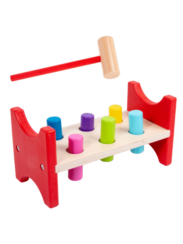 Wooden Hammer Toy - Children Game Color Cognition Set - Image 7