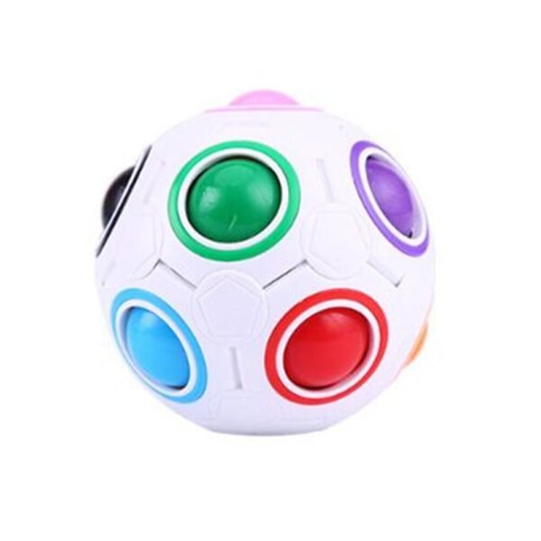 Rainbow Ball Puzzle Magic Cube-Football Fidget Toy - Image 11