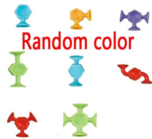 Suckers Assembled Funny Silicone- 19pcs Building Block Toy - Image 7