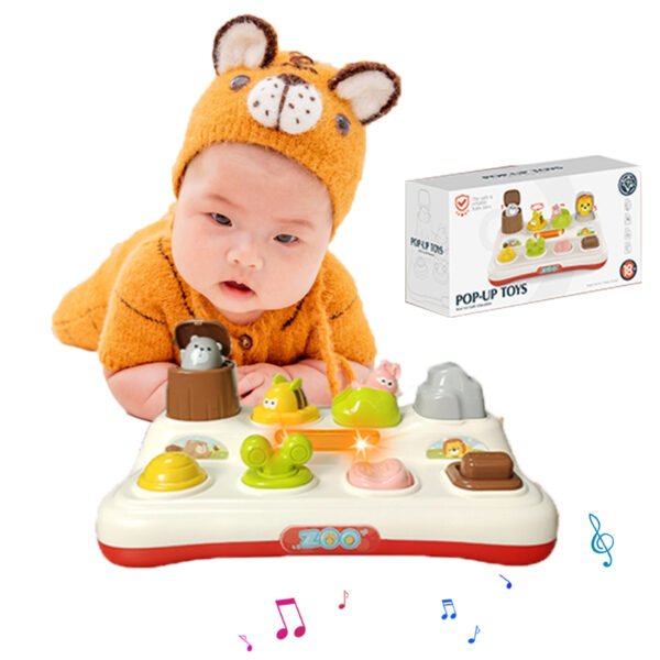 Baby Pop Up Animal Toy - Sensory Toys For Toddlers - Image 2