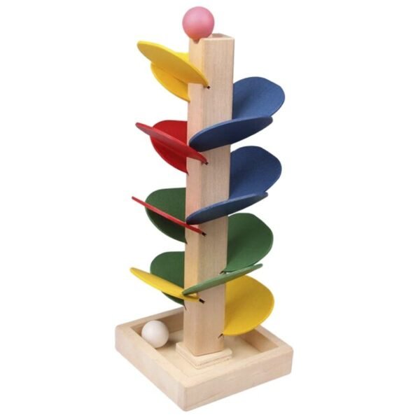 Wooden Blocks Tree Marble Ball Run -Track Game