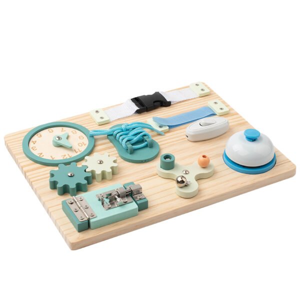 Toddlers Busy Board - Sensory Board For Fine Motor Skills