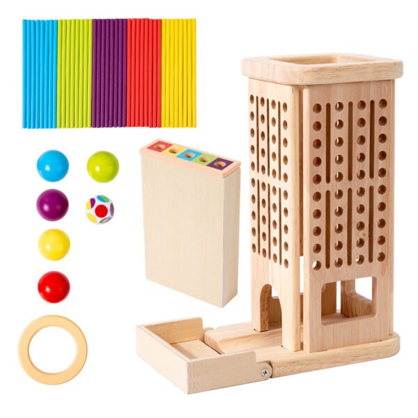 Wooden Stick & Tower Game -Thinking Toy - Image 7
