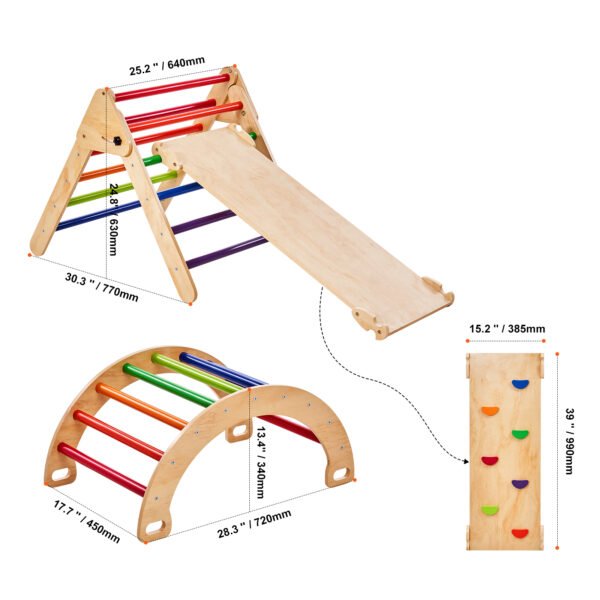 Toddler Playground -Climbing Triangle Set - Image 11