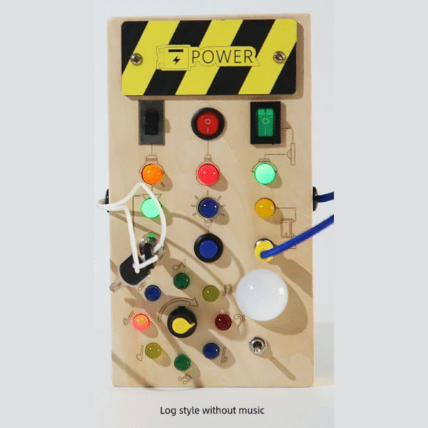 Children Sensory Training Toy-Busy Board,Led Light/ Switch Control