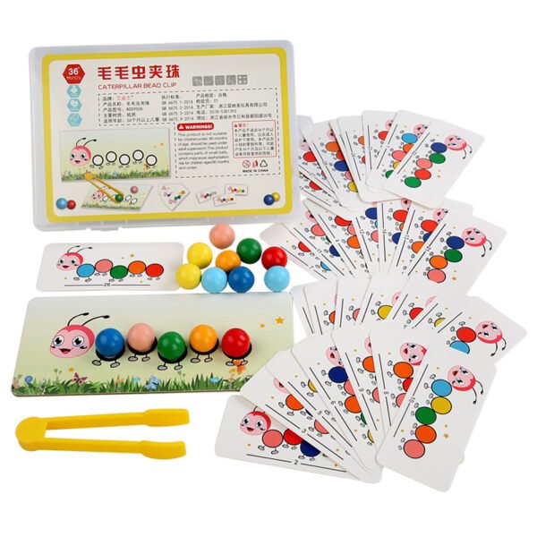 Wooden Clip Games Toy- Color Matching Parish
