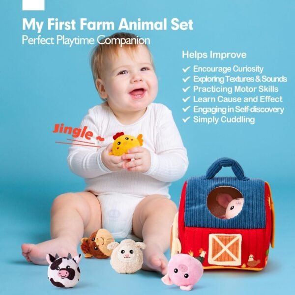 Plush Barn- Animal Farm Toys For Babies - Image 7