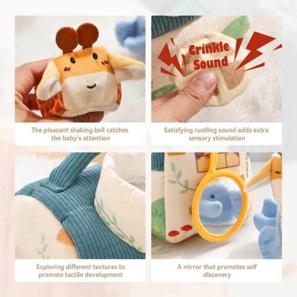 Baby Toys Plush Animal - Simulation Farm House Set - Image 6