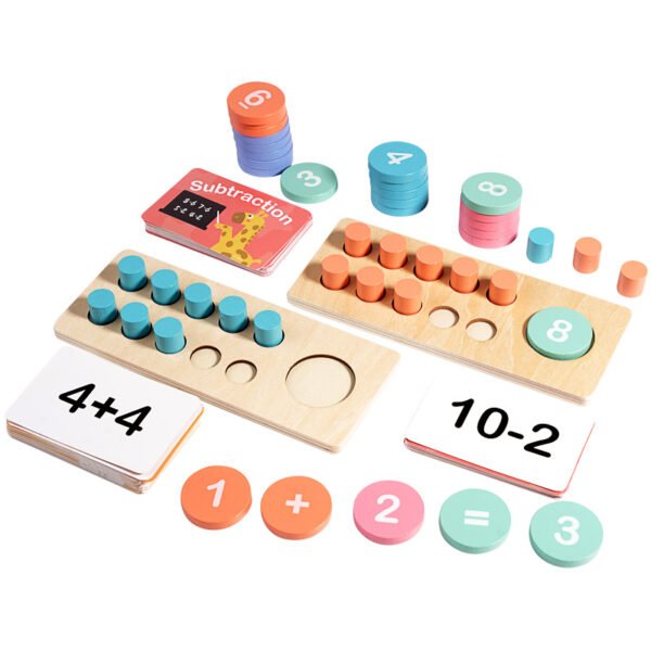 Kids Maths Arithmetic- Wooden Digital Decomposition