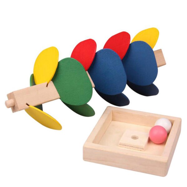 Wooden Blocks Tree Marble Ball Run -Track Game - Image 6