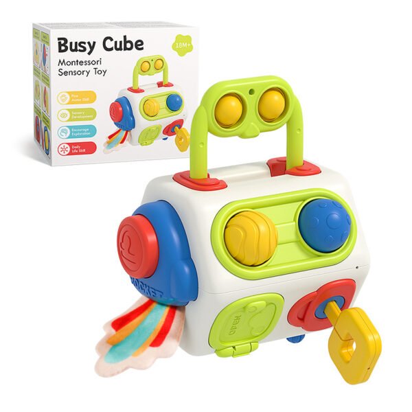 Busy Cube Toys-Activity Busy Board