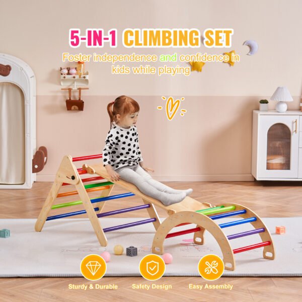 Toddler Playground -Climbing Triangle Set - Image 6