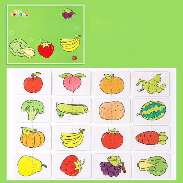 Montessori Wooden Building Blocks - Geometric Puzzle For Toddlers - Image 9