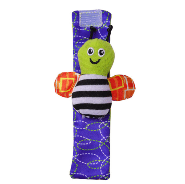 4pics/Set Baby Rattle Stocks Toys- Wrist & Foot Rattles Toys - Image 4