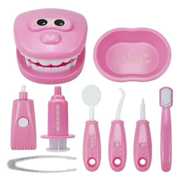 1/9Pcs Learning Doctor Role - Kids Intelligence Brushing Tooth Teaching Aids