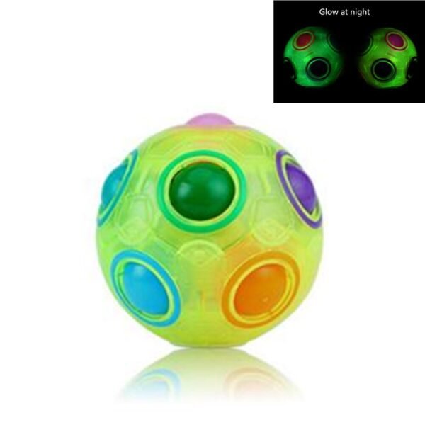 Rainbow Ball Puzzle Magic Cube-Football Fidget Toy - Image 10