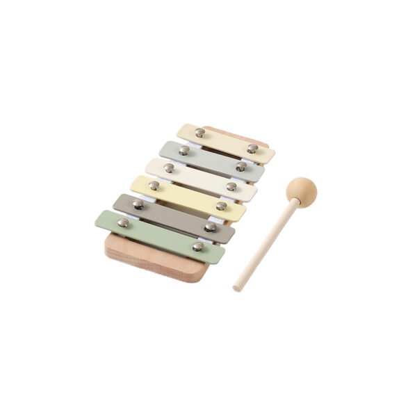 Baby Wooden Music Toy - Squirrel Maracas Drum Xylophone - Image 17
