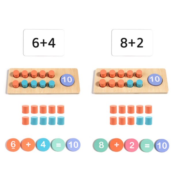 Kids Maths Arithmetic- Wooden Digital Decomposition - Image 11