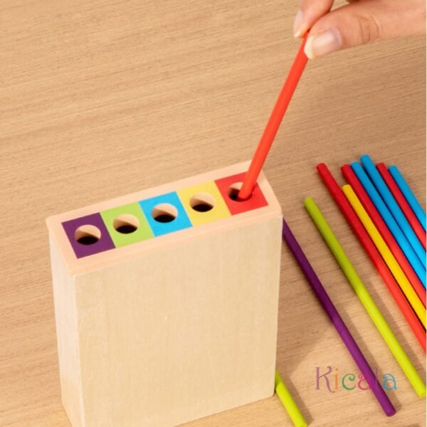 Wooden Stick & Tower Game -Thinking Toy - Image 4