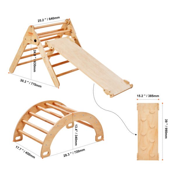 Toddler Playground -Climbing Triangle Set - Image 9