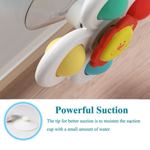 3pcs Set Suction Cup - Spinning Cartoon Animal Spinner Toys - Image 6