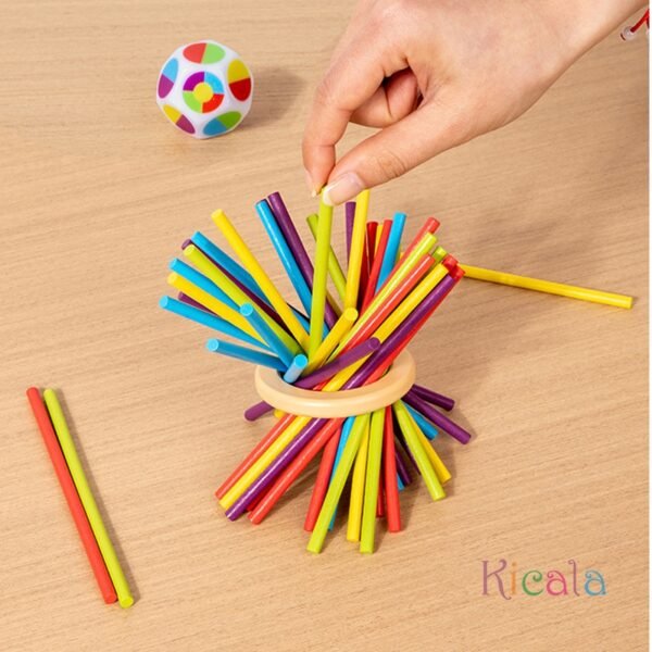 Wooden Stick & Tower Game -Thinking Toy - Image 3