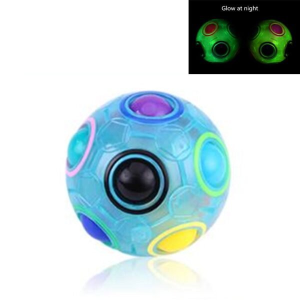 Rainbow Ball Puzzle Magic Cube-Football Fidget Toy - Image 8